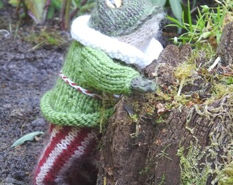 Hand Knitted Toad of Toad Hall Wind in the Willows