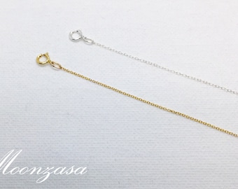 Chain, Finished Chain Without Pendant/Charm, Simple Chain without Pendant/Charm, 14k Gold Plated Chain, Silver Plated Chain, Chain Bulk Sale