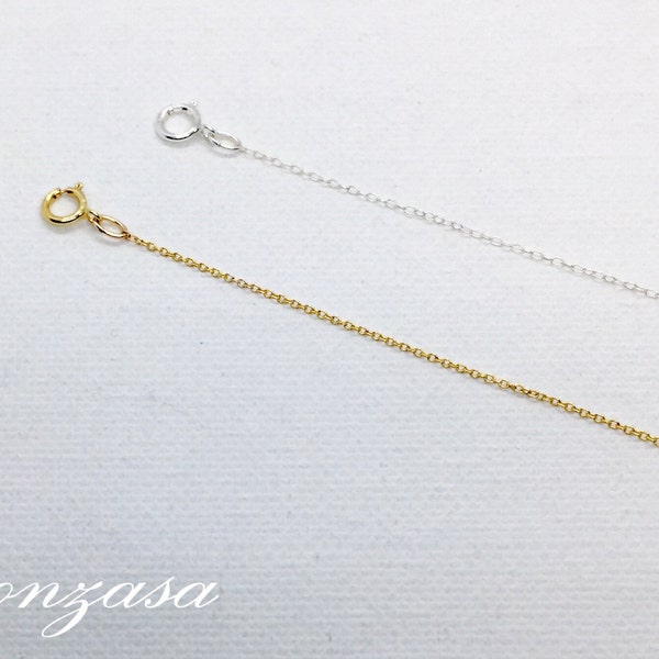 Chain, Finished Chain Without Pendant/Charm, Simple Chain without Pendant/Charm, 14k Gold Plated Chain, Silver Plated Chain, Chain Bulk Sale