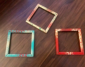 Hand-painted frame set