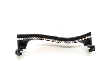 Customizable Swarovski Crystal Shoulder Rest for Violin