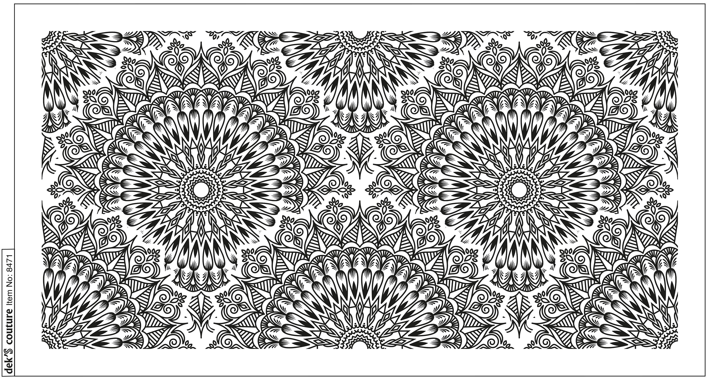 Special Mesh Stencil Elegant 8471 Etsy