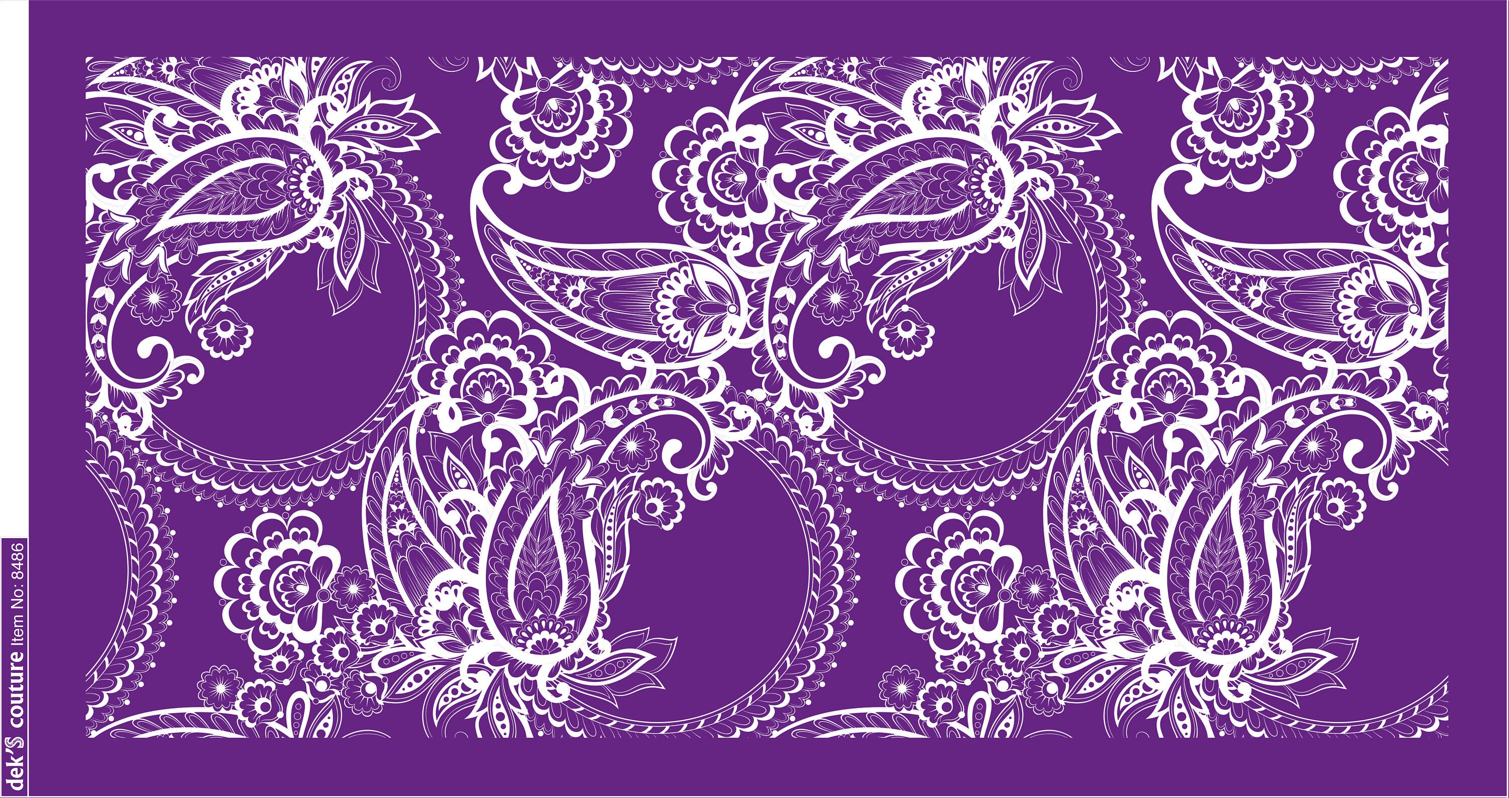 MESH STENCIL PAISLEY Etsy