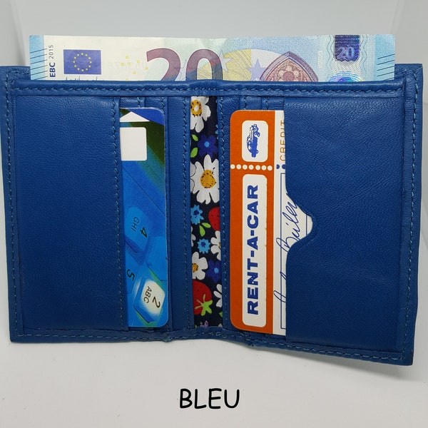 Porte cartes de crédit cuir