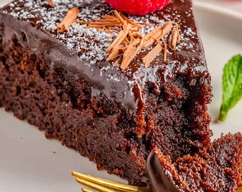 Flourless Chocolate Cake Recipe - Printable PDF