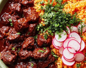 Chile Colorado Beef Stew Recipe Card PDF Download | Authentic Mexican Digital Recipe