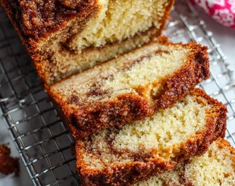 Amish Cinnamon Bread Recipe - cozy coffee companion (Printable PDF - Instant Download)