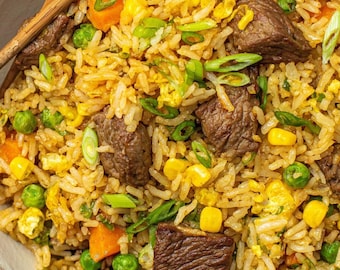 Beef Fried Rice Recipe: 20-Minute Gluten-Free Dinner (Printable PDF)