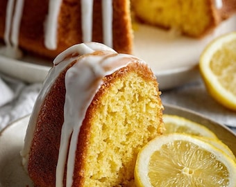 Italian Lemon Pound Cake Recipe (Printable PDF - Instant Download)