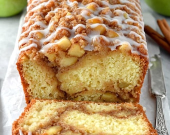 Apple Cinnamon Bread Recipe, cozy fall loaf (Printable PDF - Instant Download)