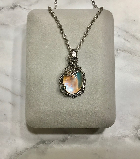 Moonstone pendant etsy deals