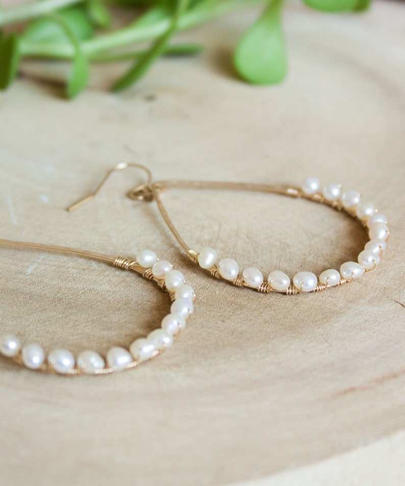 Kaia Beaded 3 Stack 14k Gold Dipped main image 1