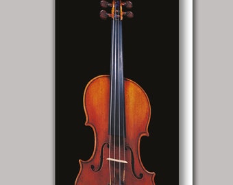 Violin greeting card