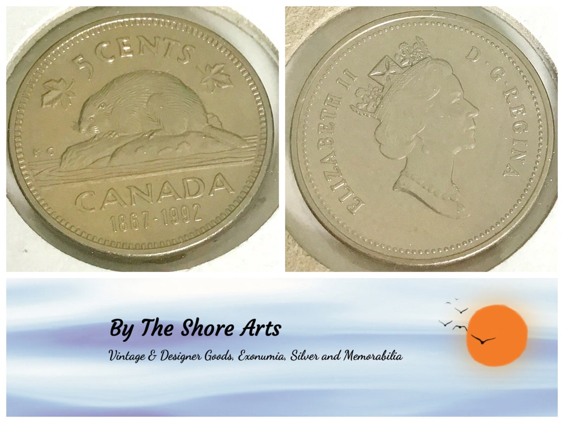 Wonderful Canada Nickel 5 cents 18671992 Canadian Etsy Wonderful Canada Nickel 5 cents 18671992 Canadian Etsy
