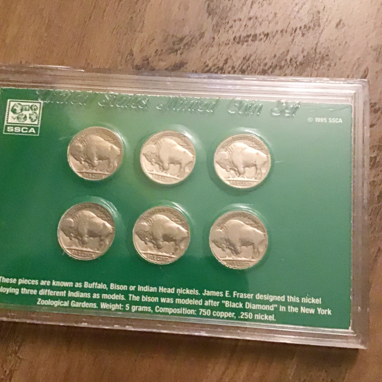 Wonderful USA Buffalo Nickel Collection of 6 5 cent coins. Etsy