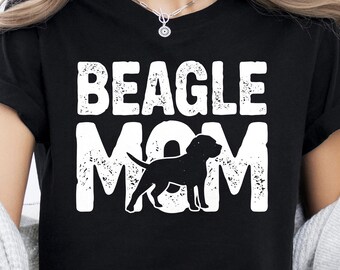 Funny Beagle Mom T-Shirt Beagle Mom Shirt Dog Mama Mother Owner Gift Dog Lover Cute Pet Print Tee Shirt Adults Kids Hoodie Sweatshirt