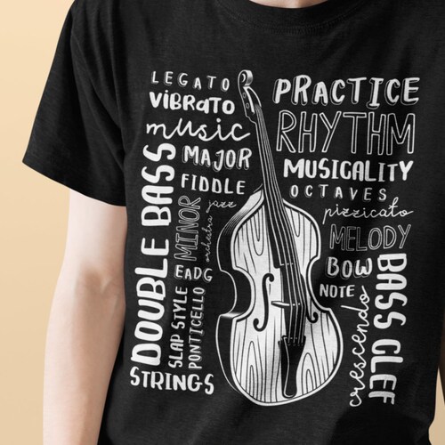 Funny Unisex Double Bass Definition Tshirt Orchestra Upright Etsy