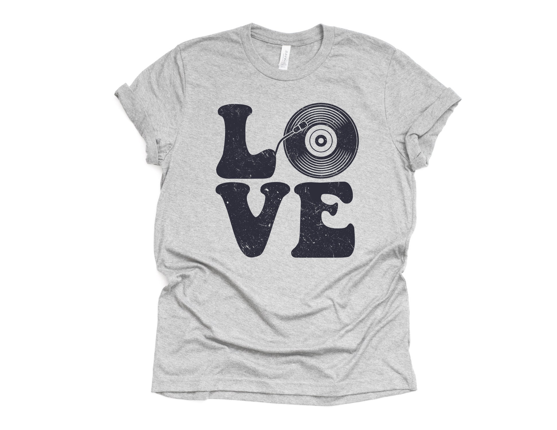 Unisex Vinyl Record Love T-shirt Vinyl Collector Gift Vinyl - Etsy UK