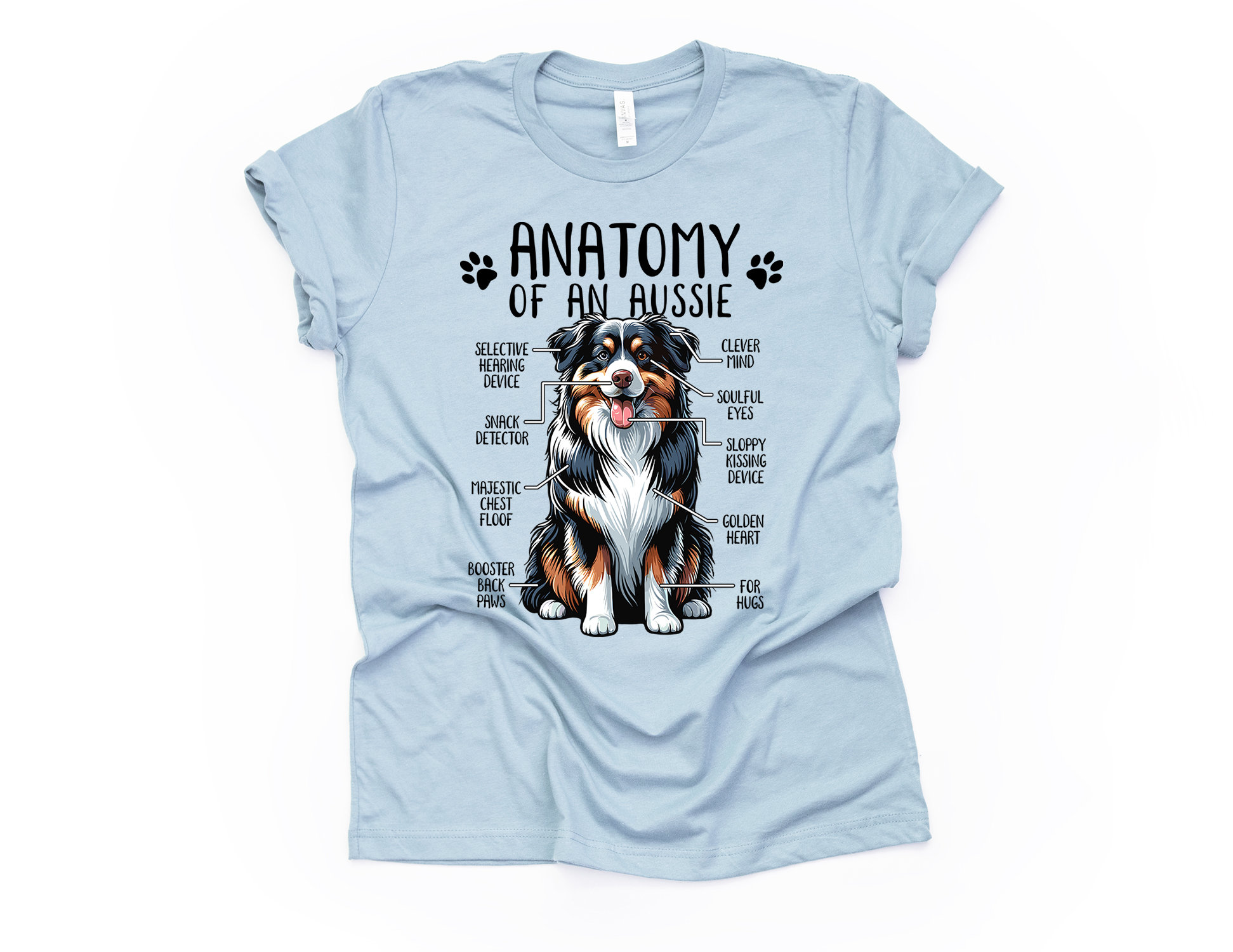 Aussie Australian Shepherd Bike Bicycle T-Shirt