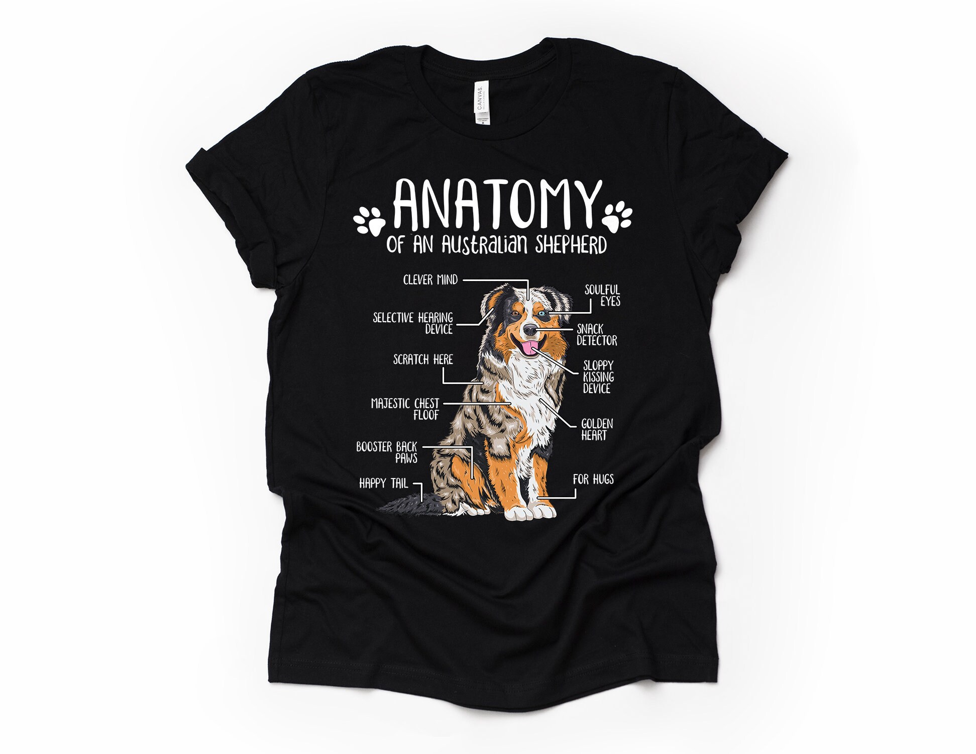 The Anatomy Of An Aussie T-Shirt Aussie Dog Shirt The Anatomy Of An Aussie T-Shirt Aussie Dog Shirt