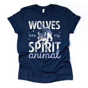 Unisex Cute Wolf Gift, Wolf Love Shirt, Wolf Lover Gift, Funny Wolves ...