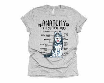 ◆Attends◆ Husky Dog Tee 0023 Husky T-shirt – Official Store