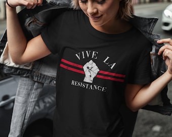 Vive La Resistance T-Shirt Vintage Feminist Resistance Shirt French Rebel Political Resist Shirt Activist Rebellion Protest Election Heist