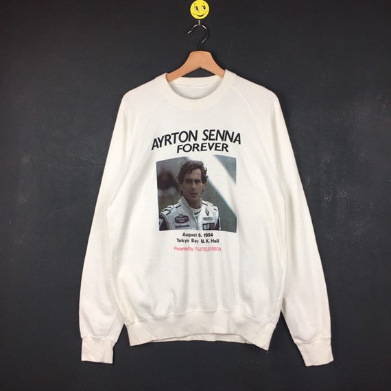 Rare!! Ayrton Senna sweatshirt Ayrton Senna pullo… - image 1