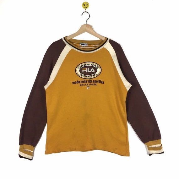 colorful fila shirt