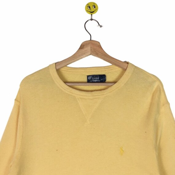 Vintage 90s Polo By Ralph Lauren Small Pony Sweat… - image 2