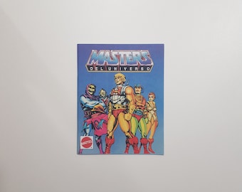 Masters of the Universe Spanish mini-catalog minicomic 1987