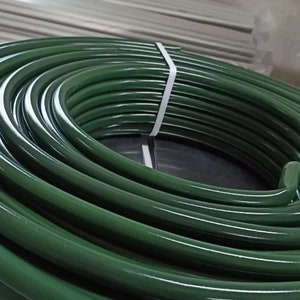 Flexibles grünes Rohr 20 mm: Biegbarer Aluminiumstab für riesige Blumen khaki