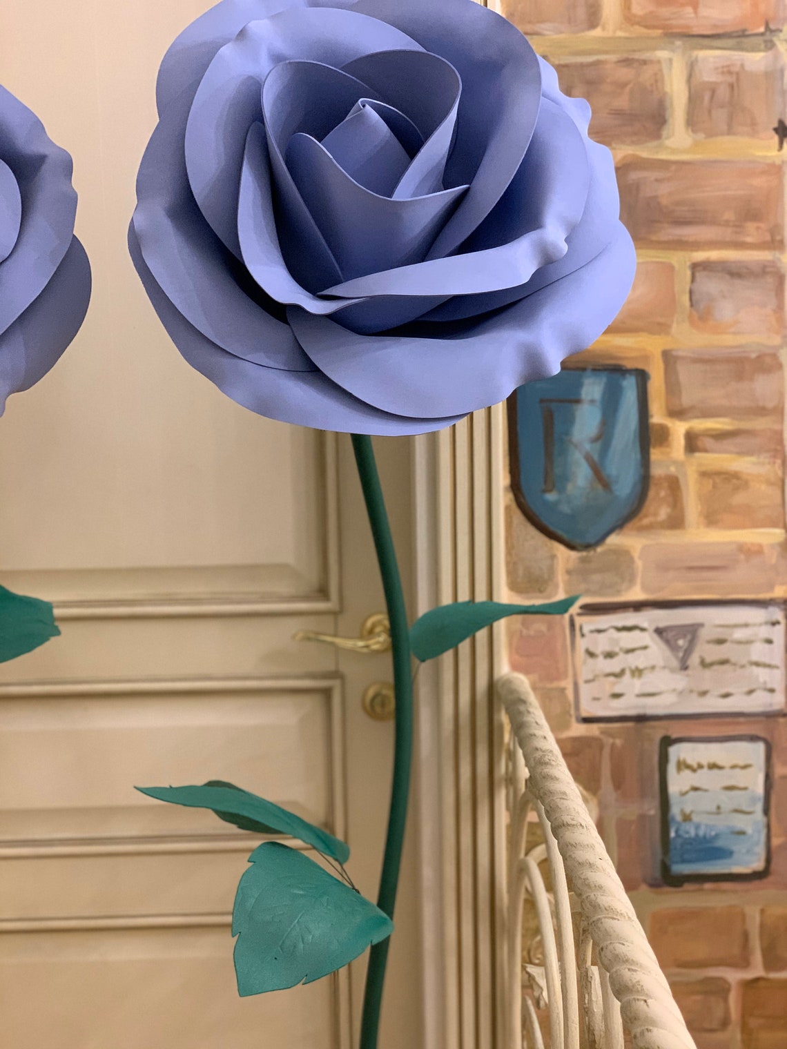 Lilac giant foam rose selfstanding Huge flowers for shop Etsy