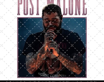 Post Malone Rap Music PNG, Austin Album Rap 90s Png, Post Malone Tour Rapero Regalo Bootleg Inspirado Png