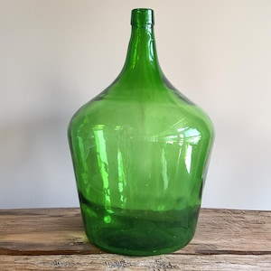 Vintage Large Eastern Green European Demijohn