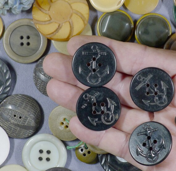 large unique buttons