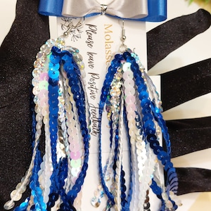 Dallas Football &quot;Team Color Inspired&quot; Lightweight Sparkle Earrings!!! LOW COST SHIPPING!!!