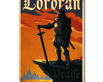 Dark Souls 3 Lordran Art Silk Poster Wall Decoration Poster