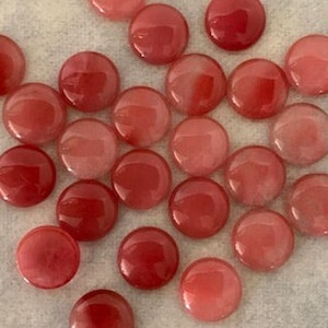 2 watermelon red cabochon, watermelon red stone, red cabochon, pink cabochon, cabochon gemstone, cabochon stone, cabachons, cabachon stones
