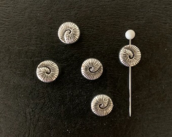 5 Button Snail Shell Beads, Shell Beads, Snail Shell Beads, Beads Shell ...