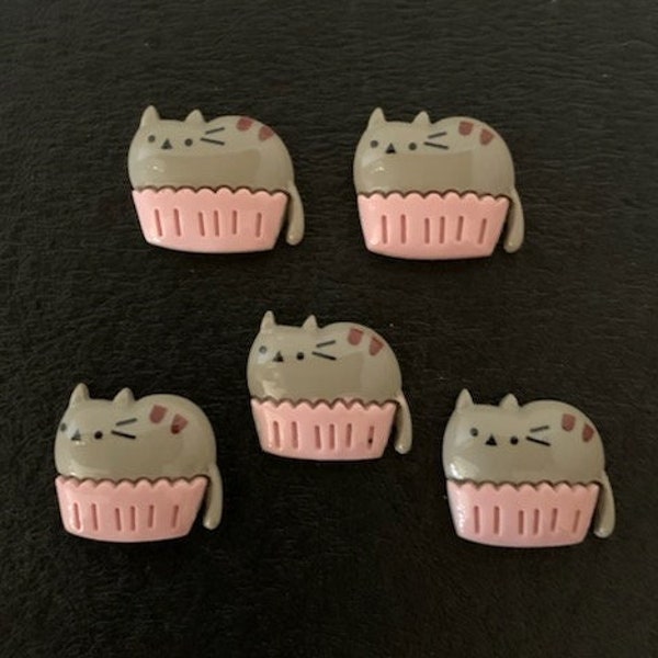 5 cat cabochons, cat cabochon, cat cabochons set, cat flatback, cat flats, cat flatbacks, resin cat, resin cat cabochon, resin cat pendant