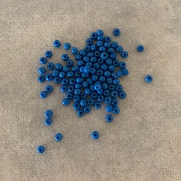 110-3mm blue beads, tiny blue beads, 3mm beads, 3 mm blue beads, blue beads, blue beads bulk, small blue beads, blue jewelry beads, 3mm bead