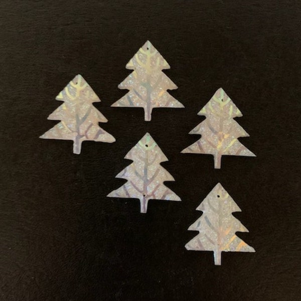 5 white christmas tree flats, white christmas tree, glitter tree, white trees, white spruce, white spruce tree, winter trees, winter craft