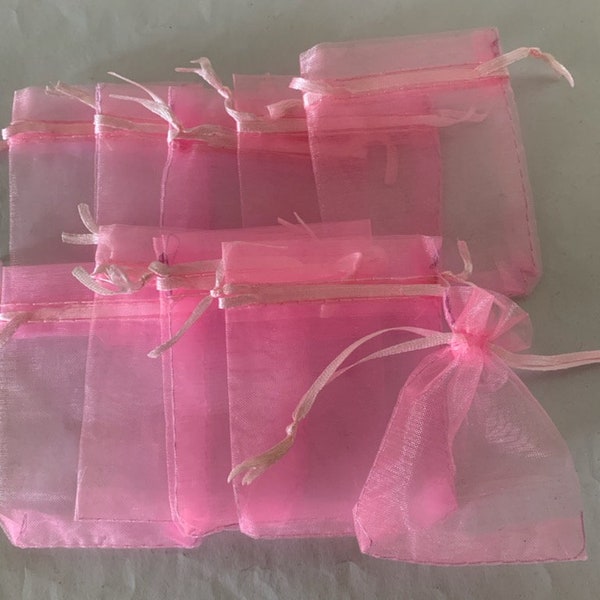 10 color choices - 10 organza bags, organza bags, bags for jewelry, jewelry bags bulk, small organza bags, wedding favor bags, gift bag, bag