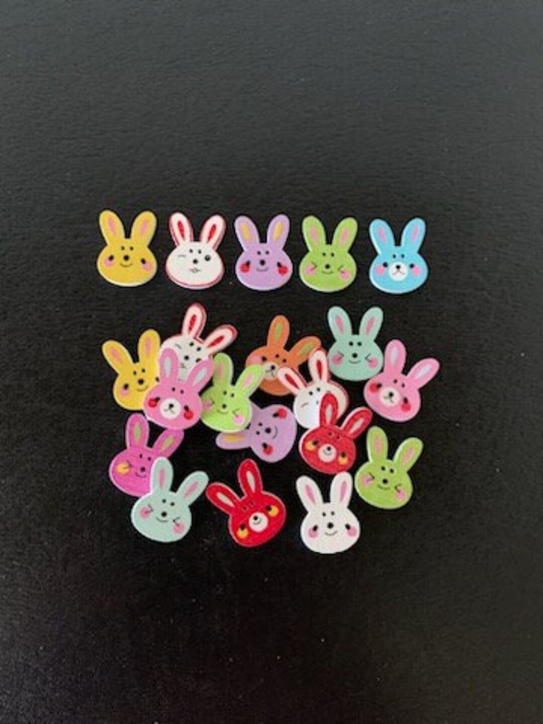 11 20 Rabbit Buttons, Rabbit Buttons, Rabbit Button, Bunny Button