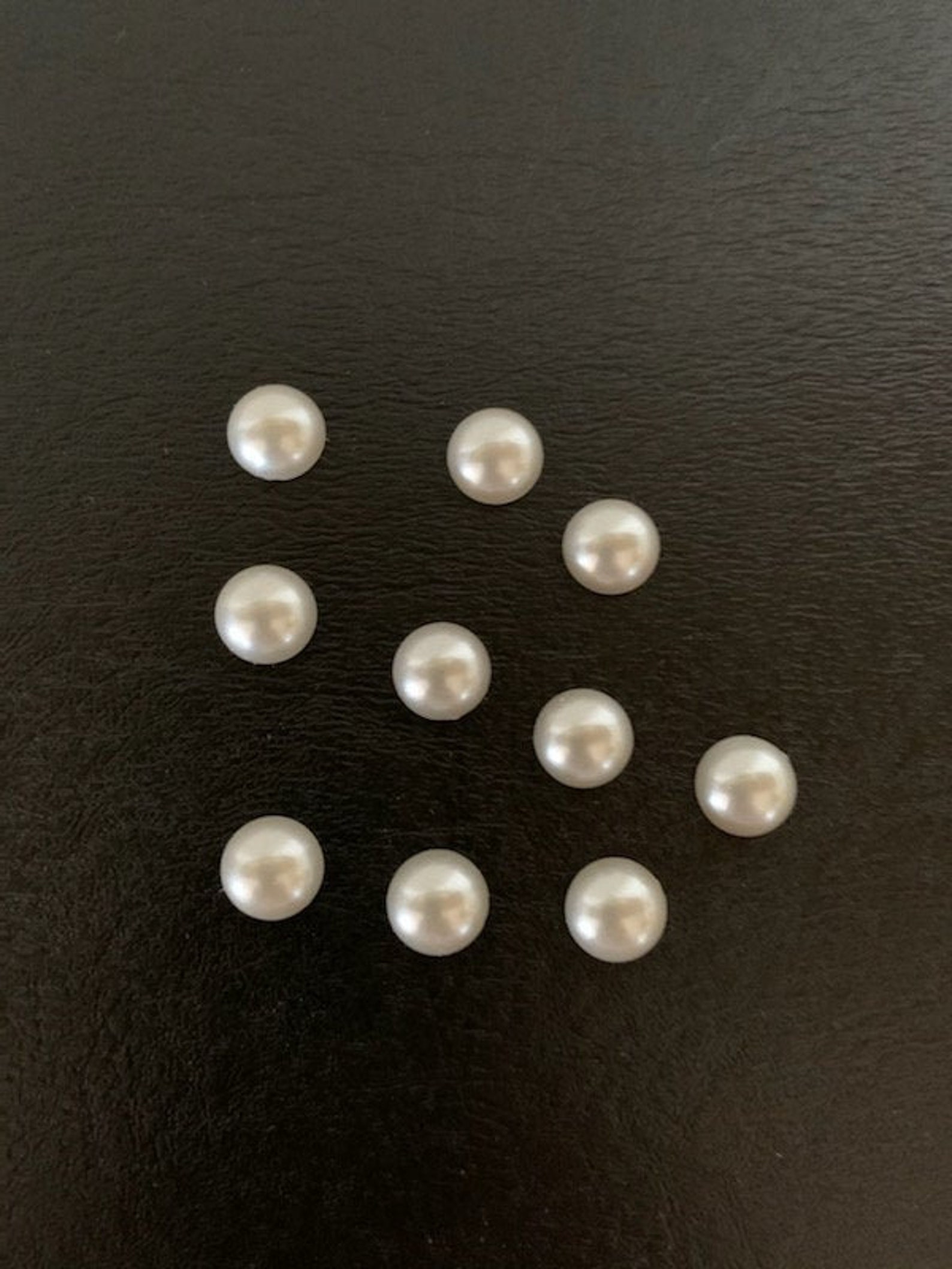 9 12 pearl look resin flatbacks pearl flat backs pearl Etsy