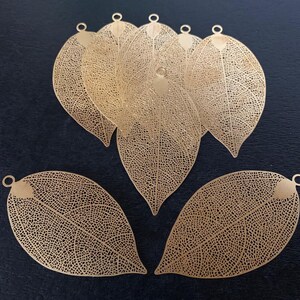 8 xl gold leaf pendant, leaf pendant, leaf pendent, large leaf, gold leaf pendant, leaf jewelry, large pendant, earring pendant, gold leaves