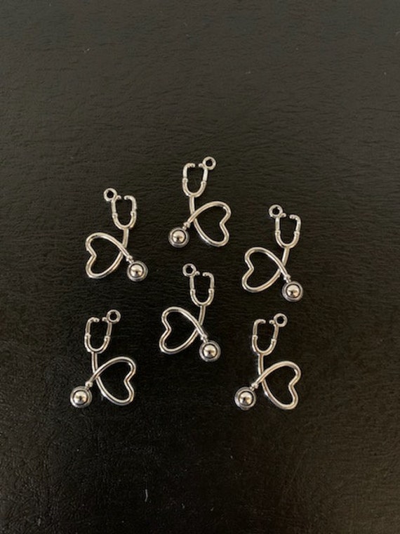 6 stethoscope charms stethoscope charm stethoscope pendant Etsy