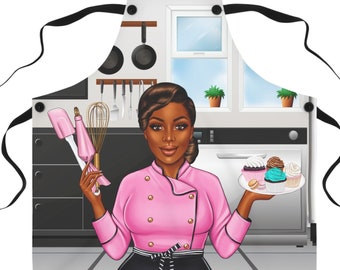 Baker's Apron and Oven Mitts Set: Pink Baking Essentials