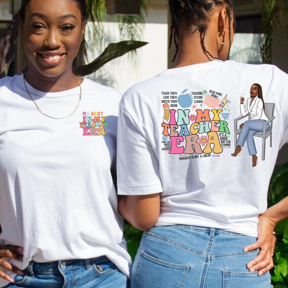 Personalized Teacher Shirt: "In My Teacher Era" Design